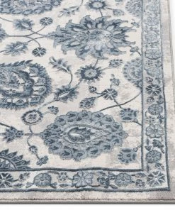 Well Woven Global Madison Vintage Floral Ivory High-Low Rug
