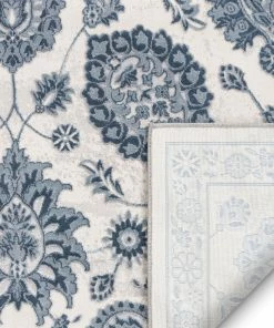 Well Woven Global Madison Vintage Floral Ivory High-Low Rug