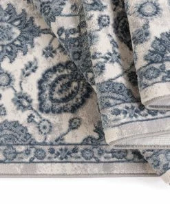 Well Woven Global Madison Vintage Floral Ivory High-Low Rug