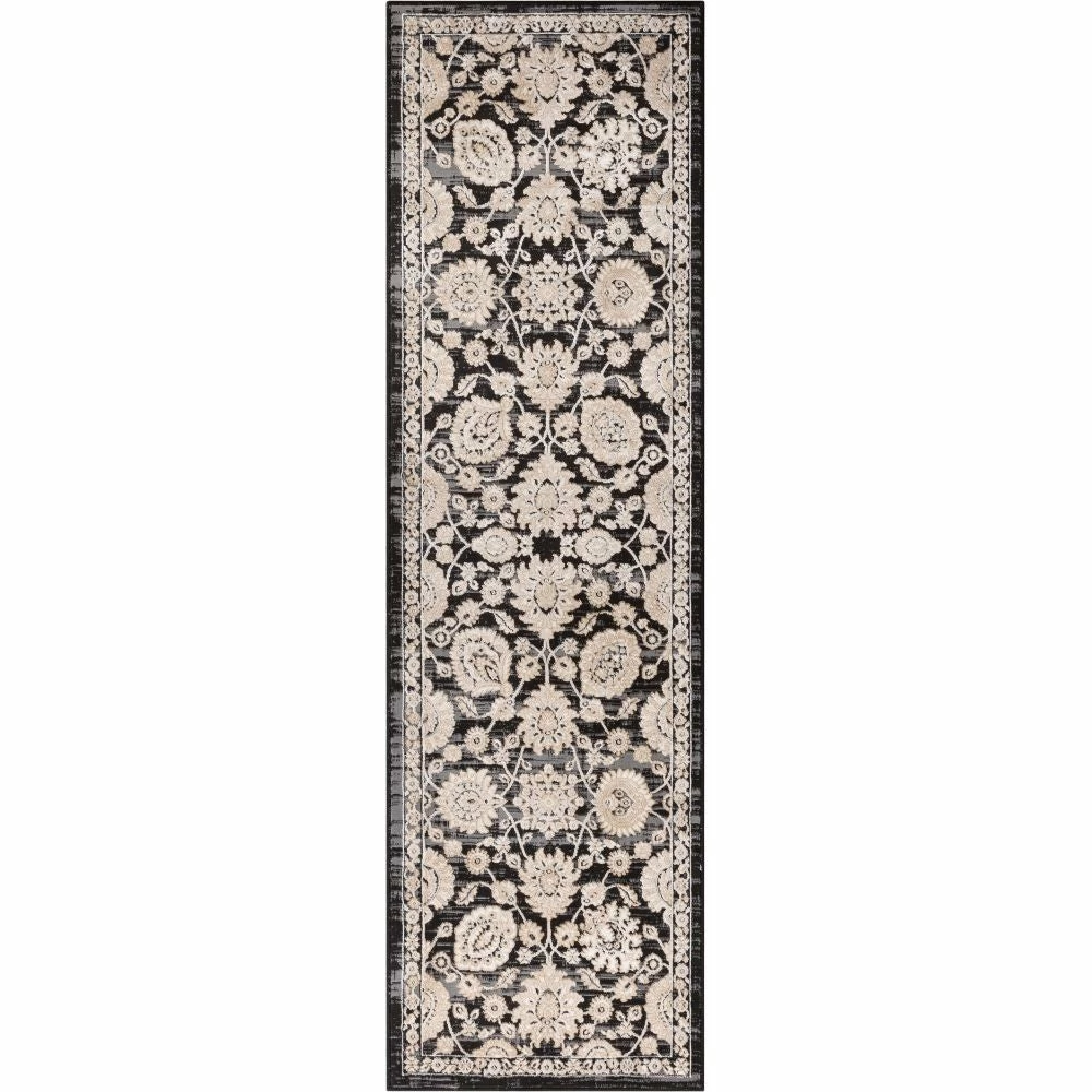 Well Woven Alexis Vintage Oriental Grey High-Low Rug 6 Well Woven Alexis Vintage Oriental Grey High-Low Rug