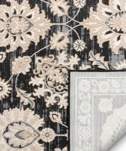 Well Woven Madison Vintage Floral Grey High-Low Rug 10 Well Woven Madison Vintage Floral Grey High-Low Rug