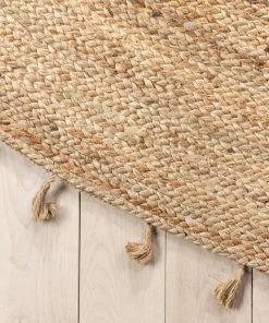 Well Woven Philomena Bohemian Hand-Braided Jute Natural Textured Rug