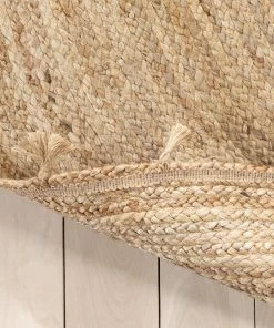 Well Woven Philomena Bohemian Hand-Braided Jute Natural Textured Rug