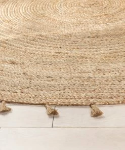 Well Woven Philomena Bohemian Hand-Braided Jute Natural Textured Rug