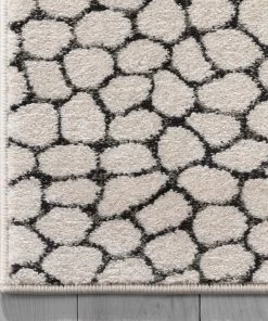 Well Woven Asher Modern Pebbled Ivory Soft Rug Tribal 12 Well Woven Asher Modern Pebbled Ivory Soft Rug Tribal