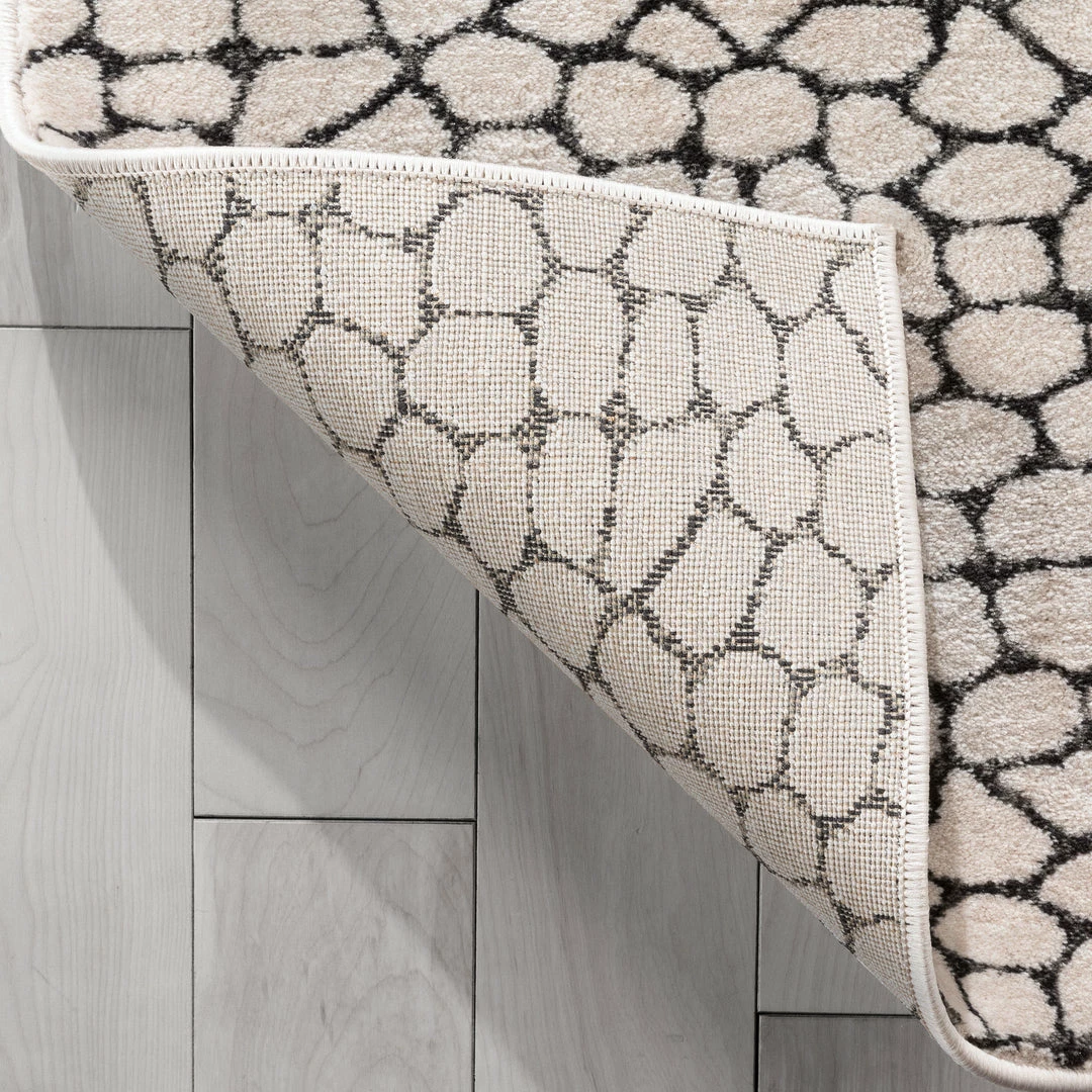 Well Woven Asher Modern Pebbled Ivory Soft Rug Tribal 6 Well Woven Asher Modern Pebbled Ivory Soft Rug Tribal