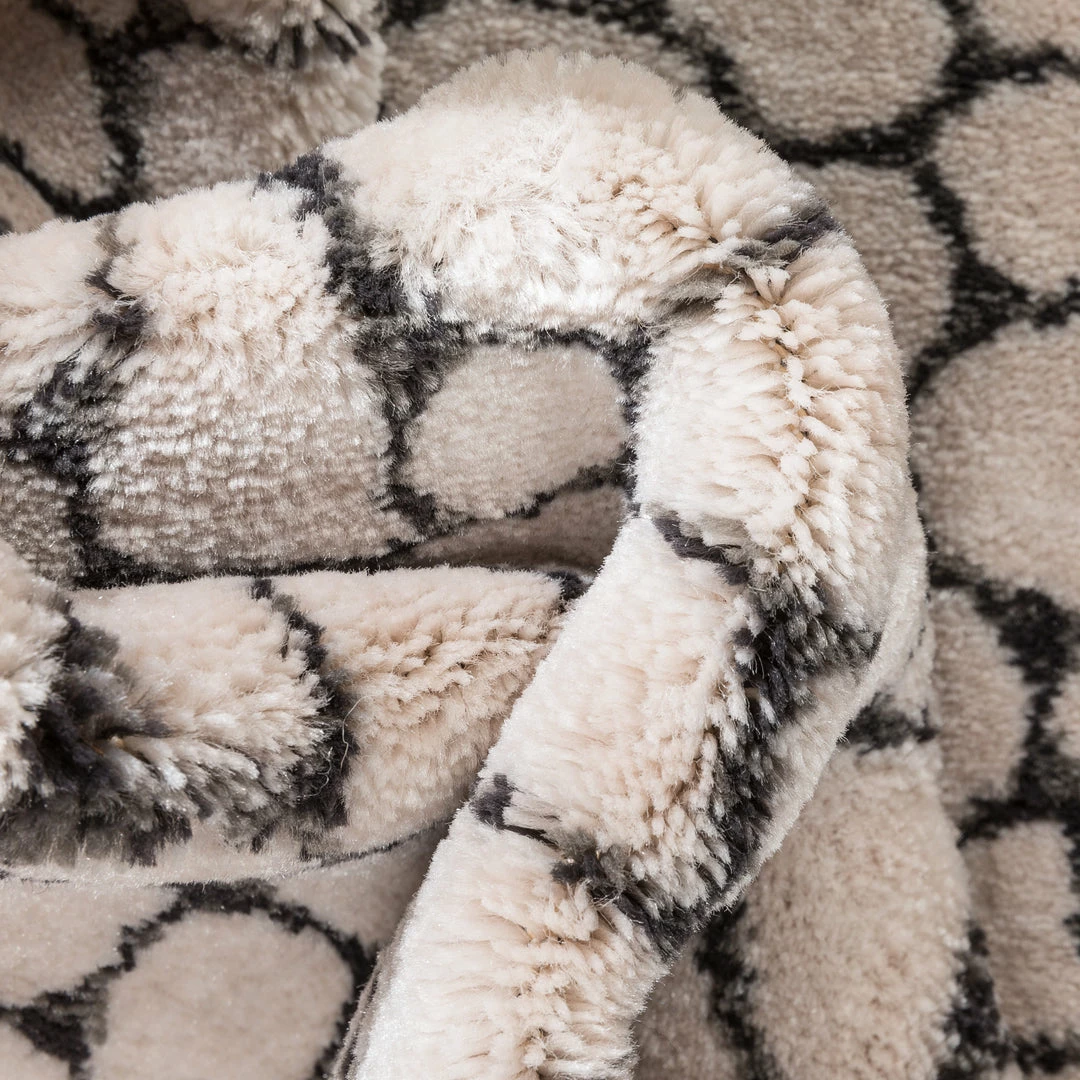 Well Woven Asher Modern Pebbled Ivory Soft Rug Tribal 3 Well Woven Asher Modern Pebbled Ivory Soft Rug Tribal