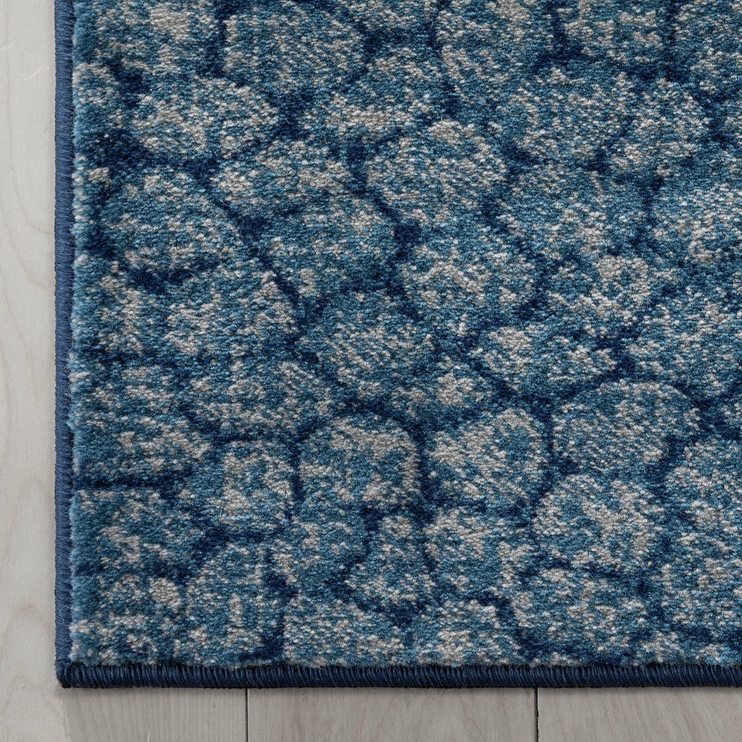 Well Woven Asher Modern Pebbled Blue Soft Rug 4 Well Woven Asher Modern Pebbled Blue Soft Rug