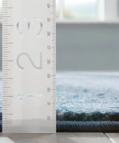 Well Woven Asher Modern Pebbled Blue Soft Rug 15 Well Woven Asher Modern Pebbled Blue Soft Rug