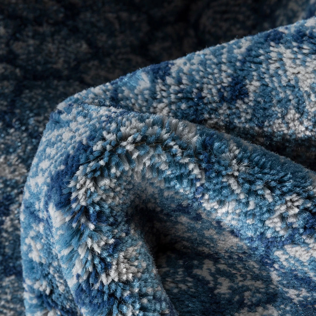 Well Woven Asher Modern Pebbled Blue Soft Rug 3 Well Woven Asher Modern Pebbled Blue Soft Rug