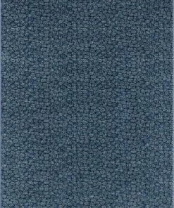 Well Woven Asher Modern Pebbled Blue Soft Rug