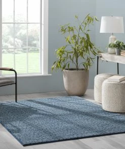 Well Woven Asher Modern Pebbled Blue Soft Rug 16 Well Woven Asher Modern Pebbled Blue Soft Rug