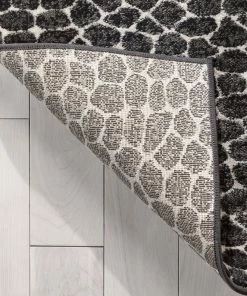 Well Woven Tribal Asher Modern Pebbled Brown Soft Rug