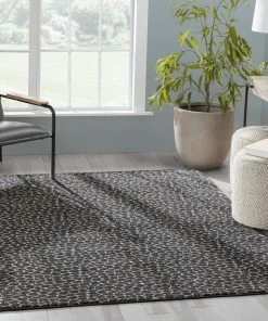 Well Woven Tribal Asher Modern Pebbled Brown Soft Rug