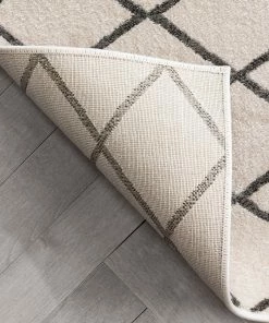 Well Woven Aiden Trellis Modern Ivory Soft Rug