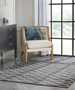 Well Woven Tribal Aiden Trellis Modern Dark Grey Soft Rug 16 Well Woven Tribal Aiden Trellis Modern Dark Grey Soft Rug