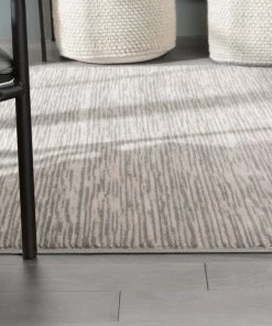 Well Woven Owen Striation Modern Ivory Soft Rug Tribal