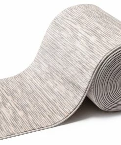 Well Woven Custom Size Runner Owen Striation Modern Ivory Choose Your Width X Choose Your Length Hallway Runner Rug