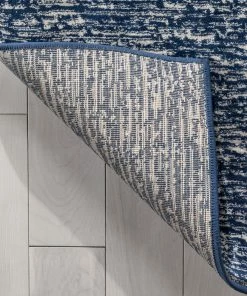 Well Woven Owen Striation Modern Blue Soft Rug
