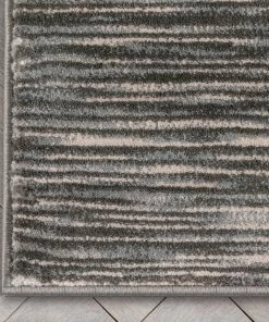 Well Woven Custom Size Runner Owen Striation Modern Dark Grey Choose Your Width X Choose Your Length Hallway Runner Rug