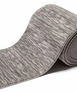 Well Woven Custom Size Runner Owen Striation Modern Dark Grey Choose Your Width X Choose Your Length Hallway Runner Rug
