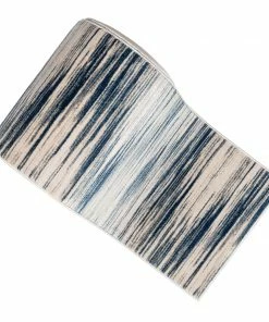 Well Woven Custom Size Runner Sebastian Striation Modern Blue Ivory Choose Your Width X Choose Your Length Hallway Runner Rug Tribal