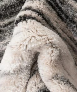 Well Woven Tribal Sebastian Striation Modern Grey Soft Rug