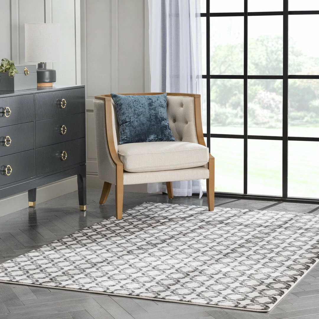 Well Woven Levi Modern Geometric Ivory Grey Soft Rug Tribal 8 Well Woven Levi Modern Geometric Ivory Grey Soft Rug Tribal