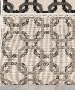 Well Woven Custom Size Runner Levi Modern Geometric Ivory Grey Choose Your Width X Choose Your Length Hallway Runner Rug Tribal