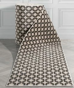 Well Woven Custom Size Runner Levi Modern Geometric Ivory Grey Choose Your Width X Choose Your Length Hallway Runner Rug Tribal