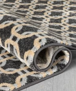 Well Woven Levi Modern Geometric Grey Gold Soft Rug Tribal 14 Well Woven Levi Modern Geometric Grey Gold Soft Rug Tribal