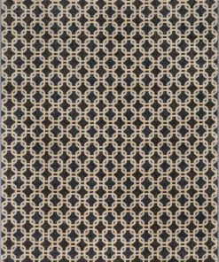 Well Woven Levi Modern Geometric Grey Gold Soft Rug Tribal
