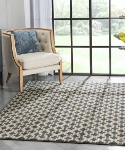 Well Woven Levi Modern Geometric Grey Gold Soft Rug Tribal