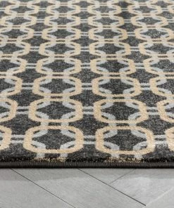 Well Woven Levi Modern Geometric Grey Gold Soft Rug Tribal 17 Well Woven Levi Modern Geometric Grey Gold Soft Rug Tribal