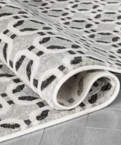 Well Woven Wyatt Modern Geometric Light Grey Soft Rug 14 Well Woven Wyatt Modern Geometric Light Grey Soft Rug