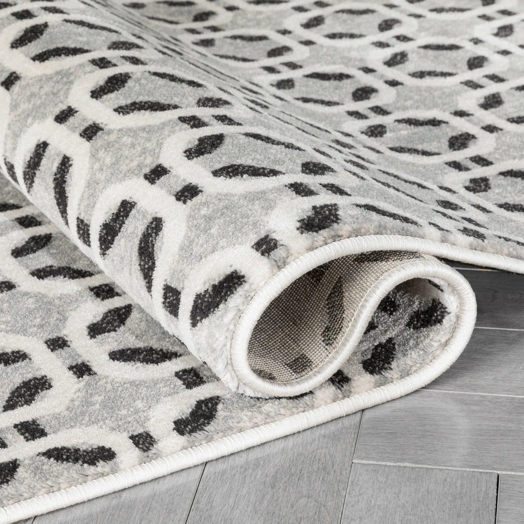 Well Woven Wyatt Modern Geometric Light Grey Soft Rug 6 Well Woven Wyatt Modern Geometric Light Grey Soft Rug