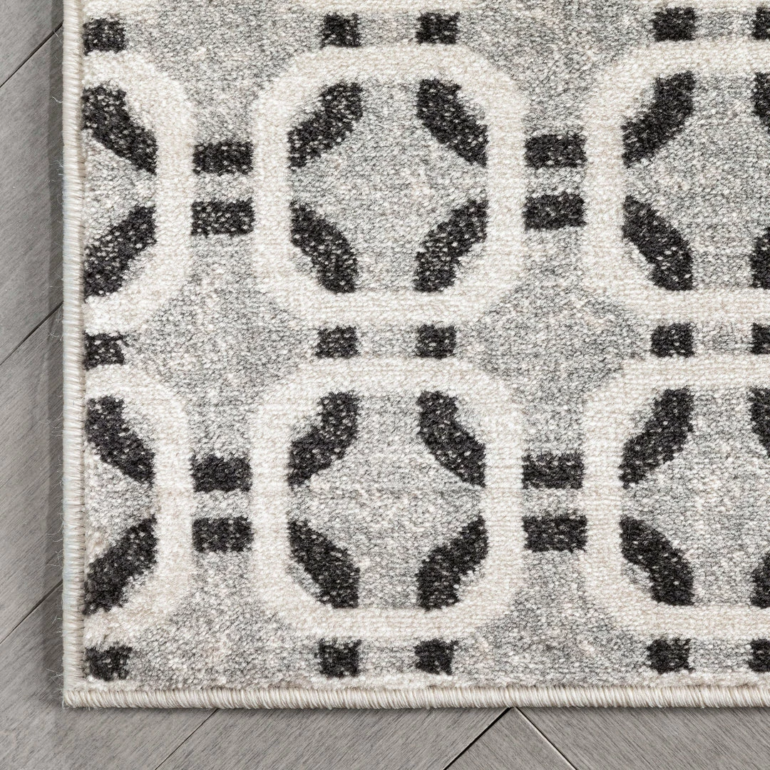 Well Woven Wyatt Modern Geometric Light Grey Soft Rug 4 Well Woven Wyatt Modern Geometric Light Grey Soft Rug