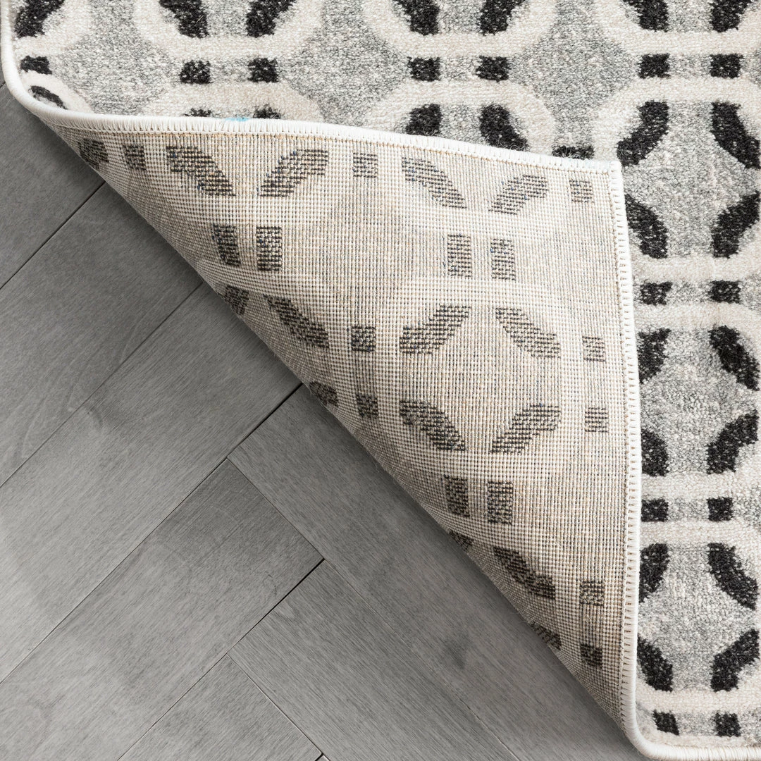 Well Woven Wyatt Modern Geometric Light Grey Soft Rug 5 Well Woven Wyatt Modern Geometric Light Grey Soft Rug