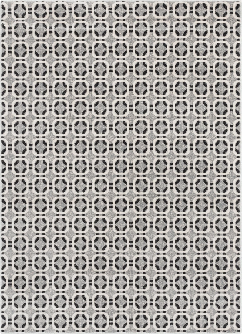 Well Woven Wyatt Modern Geometric Light Grey Soft Rug 2 Well Woven Wyatt Modern Geometric Light Grey Soft Rug