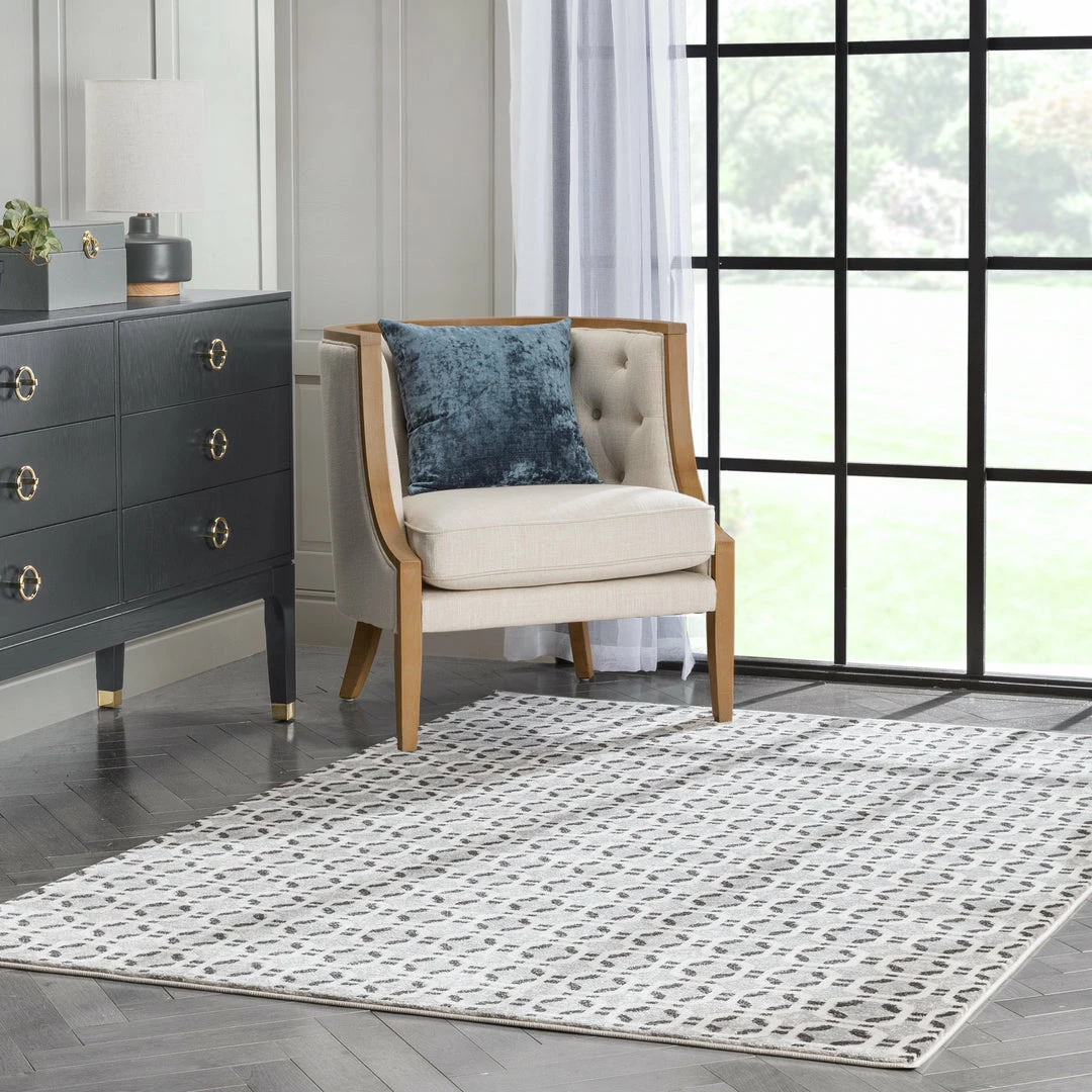 Well Woven Wyatt Modern Geometric Light Grey Soft Rug 8 Well Woven Wyatt Modern Geometric Light Grey Soft Rug