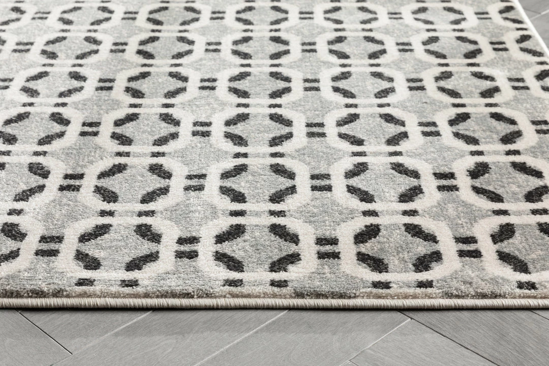 Well Woven Wyatt Modern Geometric Light Grey Soft Rug 9 Well Woven Wyatt Modern Geometric Light Grey Soft Rug