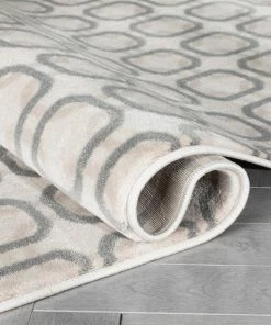 Well Woven Carter Modern Geometric Grey Soft Rug Tribal