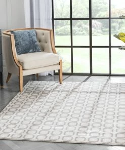 Well Woven Carter Modern Geometric Grey Soft Rug Tribal