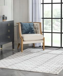 Well Woven Carter Modern Geometric Grey Soft Rug Tribal