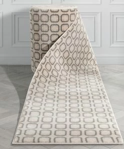 Well Woven Custom Size Runner Carter Modern Geometric Grey Choose Your Width X Choose Your Length Hallway Runner Rug Tribal