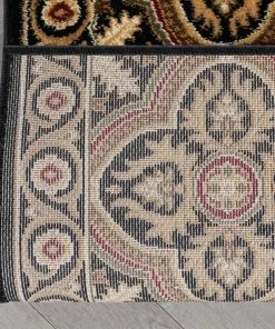 Well Woven Tribal Custom Size Runner Silas Oriental Persian Traditional Black Brown Choose Your Width X Choose Your Length Hallway Runner Rug