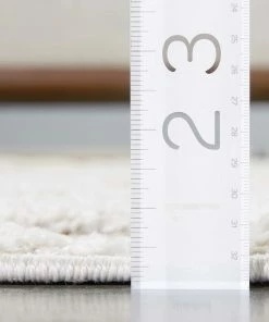 Well Woven Chiara Tribal Moroccan Beige High-Low Flat-Weave Rug