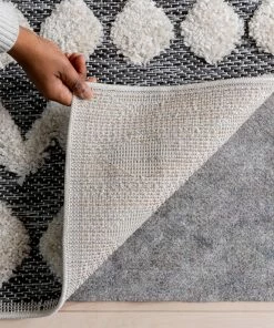 Well Woven Premium Felt Non-Slip Rug Pad, 1/8" Thick Cushioned, All-Floor Protection, Rug Underlay