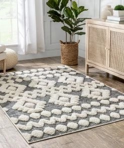 Well Woven Global Chiara Tribal Moroccan Grey High-Low Flat-Weave Rug 24 Well Woven Global Chiara Tribal Moroccan Grey High-Low Flat-Weave Rug