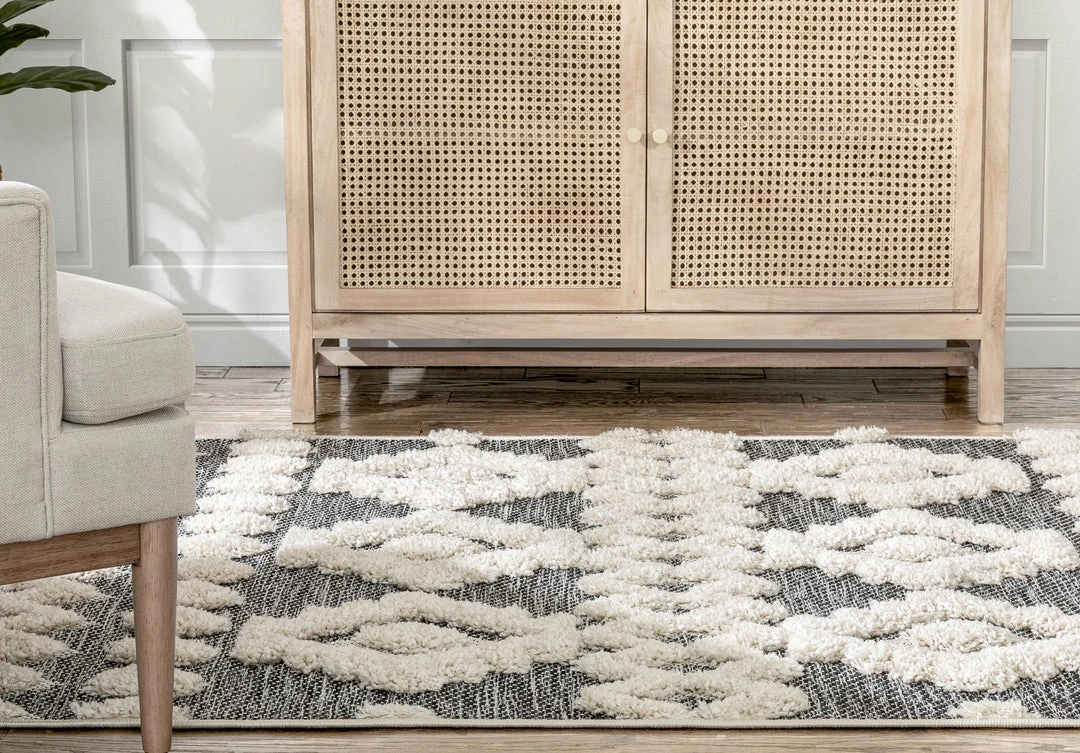 Well Woven Global Chiara Tribal Moroccan Grey High-Low Flat-Weave Rug 7 Well Woven Global Chiara Tribal Moroccan Grey High-Low Flat-Weave Rug